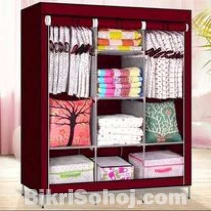 STORAGE CLOSET ORGANIZER WARDROBE 3 DOOR